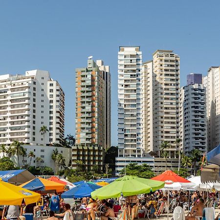 Apto - Predio De Frente Para Praia - Asturias - Guaruja - 2 Vagas Garagem - Wi-Fi E Ar Condicionado Екстериор снимка