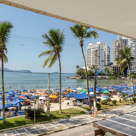 Apto - Predio De Frente Para Praia - Asturias - Guaruja - 2 Vagas Garagem - Wi-Fi E Ar Condicionado Екстериор снимка